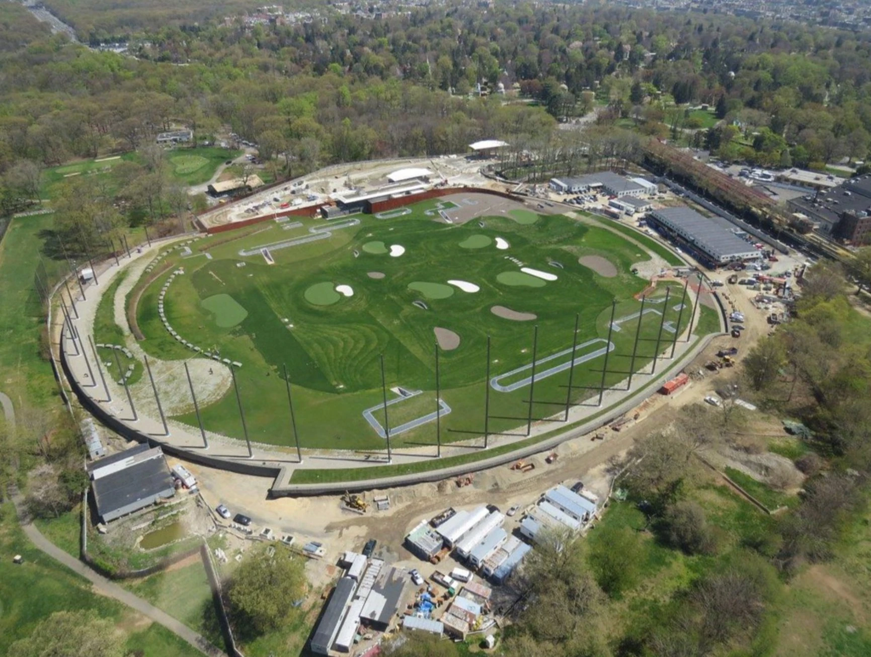 Croton Water Treatment Plant aerial site view
