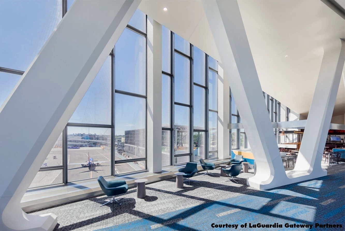 LaGuardia Terminal seating