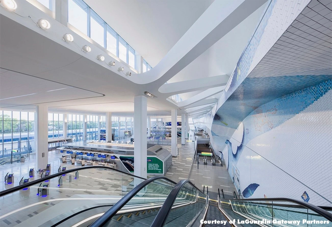 LaGuardia Terminal escalator
