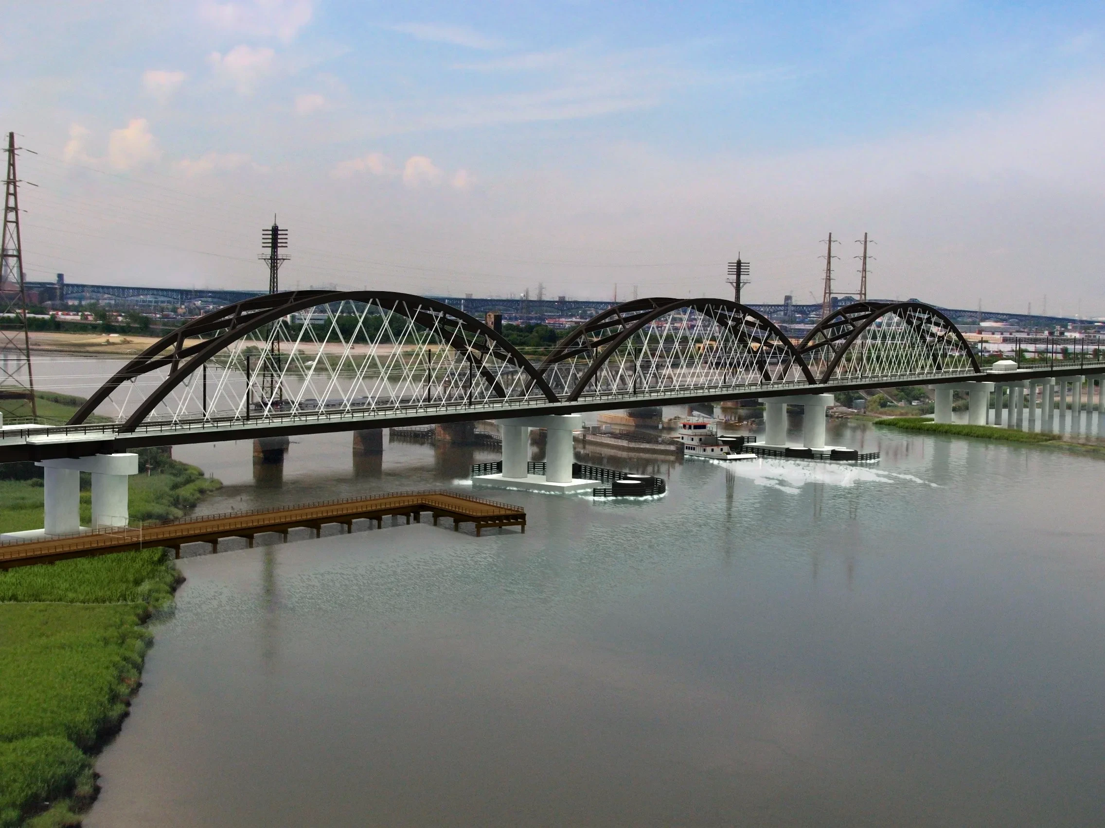 Portal North Bridge Render 2